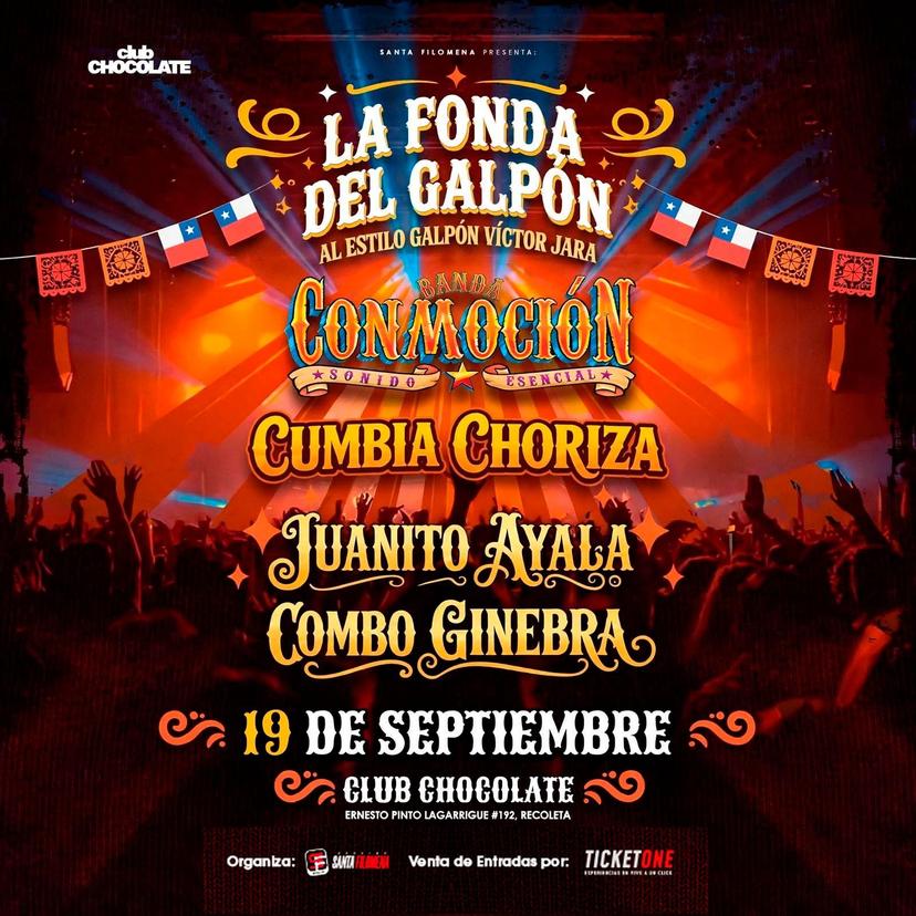 LA FONDA DEL GALPON EN CLUB CHOCOLATE / 19 SEPTIEMBRE